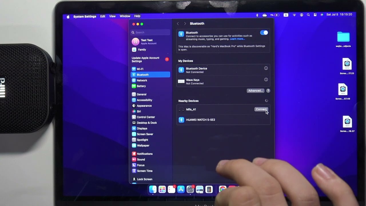 Mifa A1 – How to Pair with MacBook
