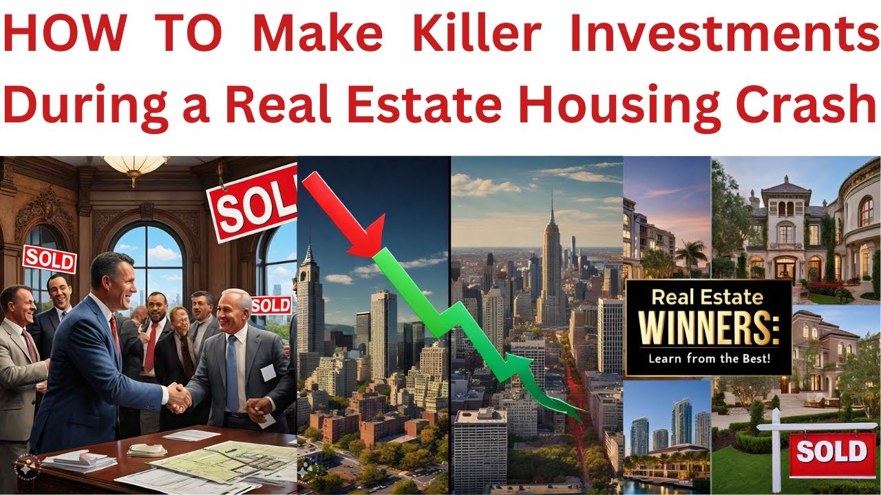 How to Make Killer Investments During a Real Estate Housing Crash
