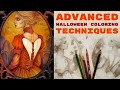 Halloween Gothic Coloring Special // GRAVEYARD FAIRY // Dainty And Dark