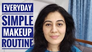 Easy Everyday Simple Makeup Routine to Look Presentable for Beginners | Styling With Pooja