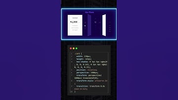Create Mind-Blowing 3D Card Flip Animation with HTML&CSS [2024] #coding #viralvideo #ytshortsvideo