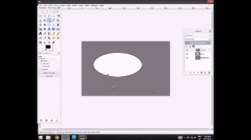 how to make speech bubbles in Gimp