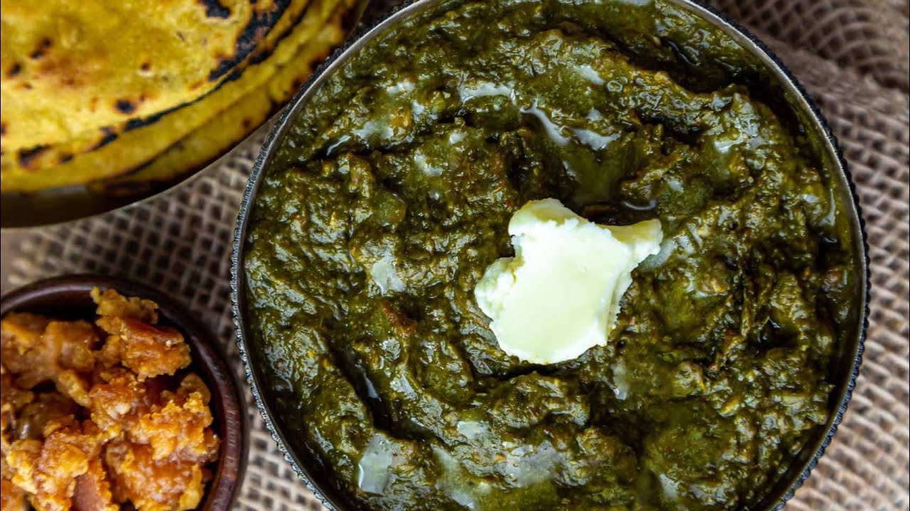 Saag Recipe Mustard Leaves Puree How to make Green and Spices 👇