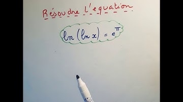 Résoudre une équation contenant des logarithmes.