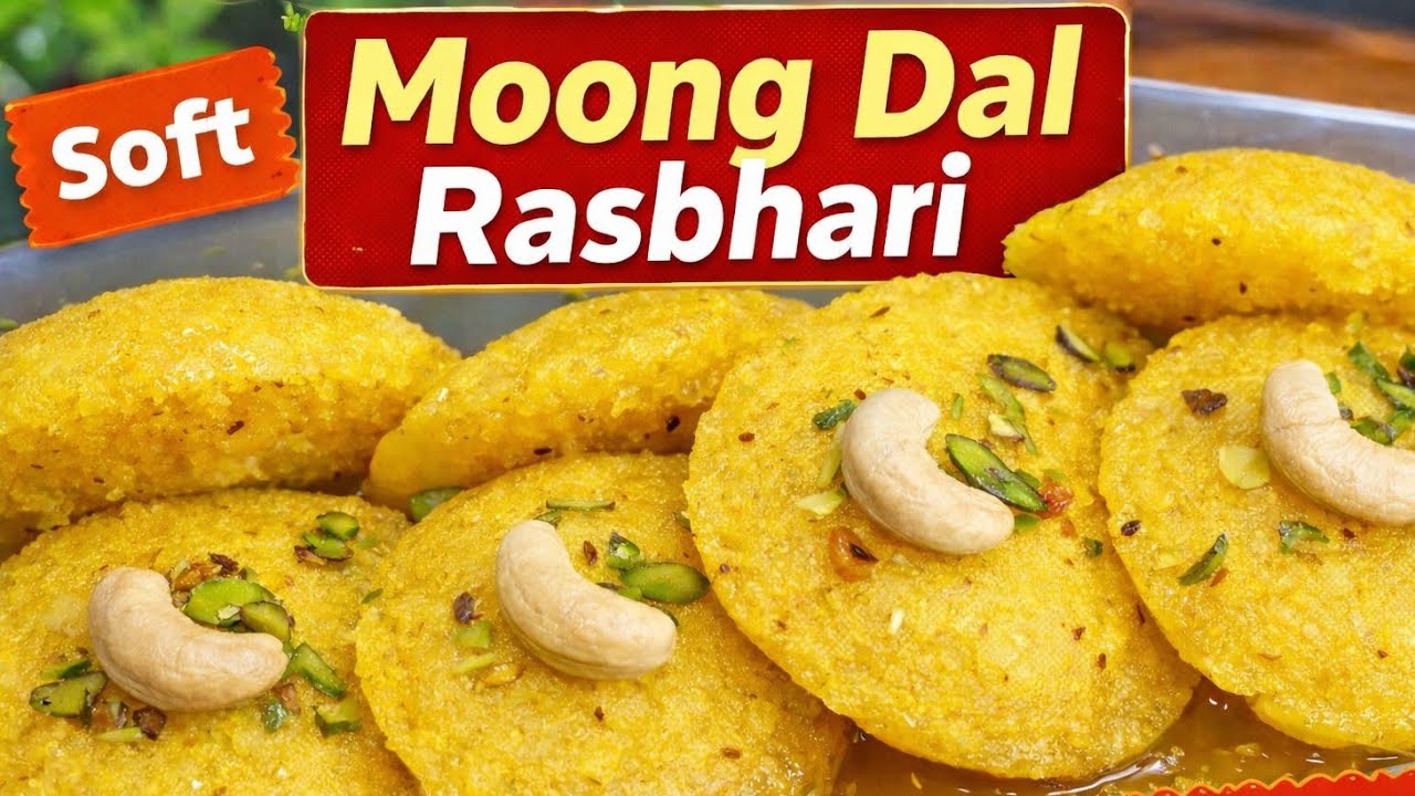 Moong Dal Rasbhari – Festival Special Mithai | Spicy Cooking 