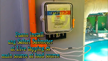 Paano install ang Safari Submeter at mag live tapping sa main source at load source...
