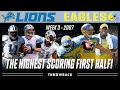 The Highest Scoring 1st Half in NFL History! (Lions vs. Eagles 2007, Week 3)