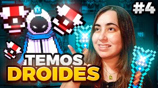 VAMOS AUTOMATIZAR COM DROIDES, CAVERNA de CRISTAL GELO - Forager #4