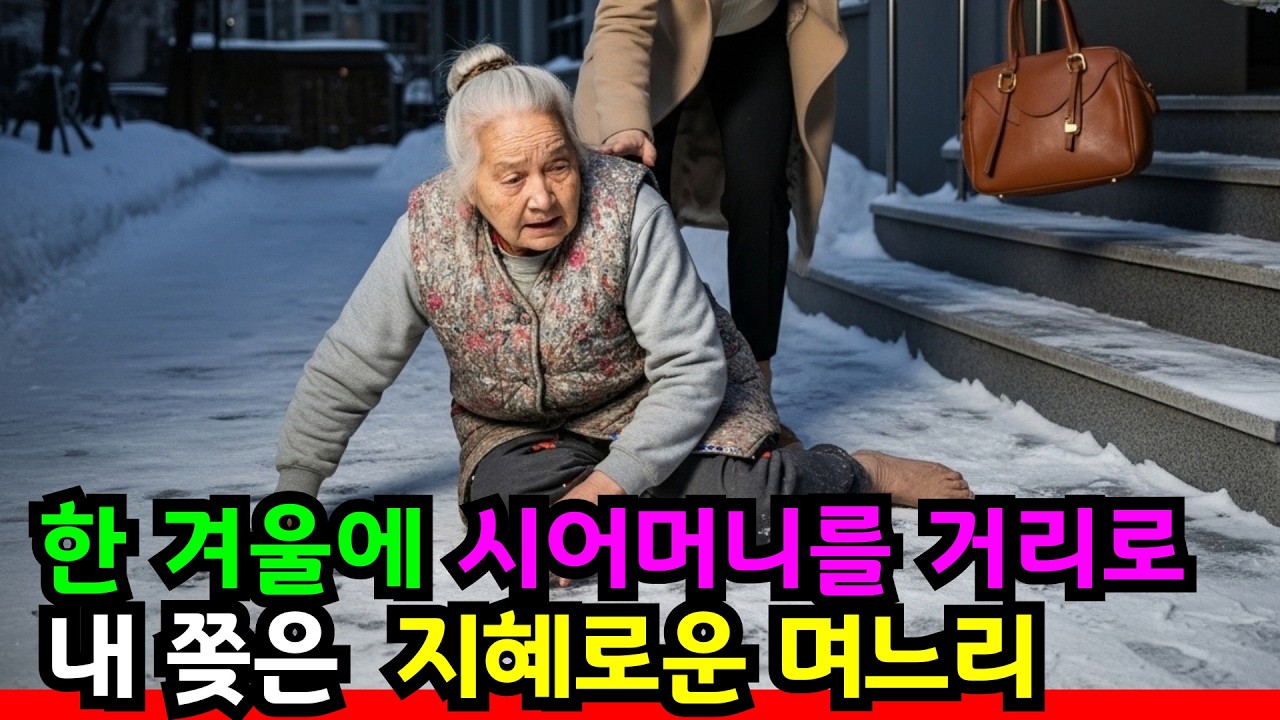 눈 내리는날 시어머니를 쫒아낸 지혜로운 며느리, 그날의 진실은...ㅣ오디오북ㅣ인생사연ㅣ노후사연ㅣ