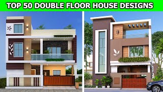 Latest 50 Double Floor House Front Elevation Designs For Small Houses | Two Floor House Designs 2022