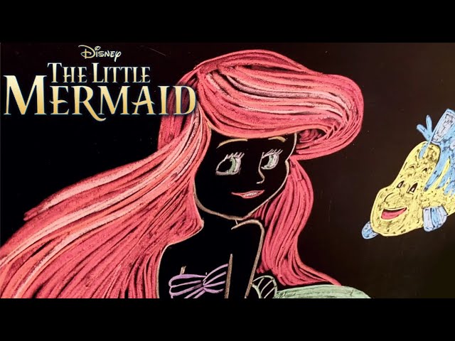 The Little Mermaid ♫ 8 Hours of Womb Sounds + Lullaby + Chalk Art