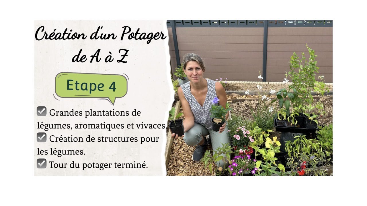 Création d'un potager de A à Z 
