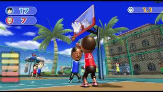 [Wii Sports Resort Basketball] vs Tyrone and Tommy (Champion)