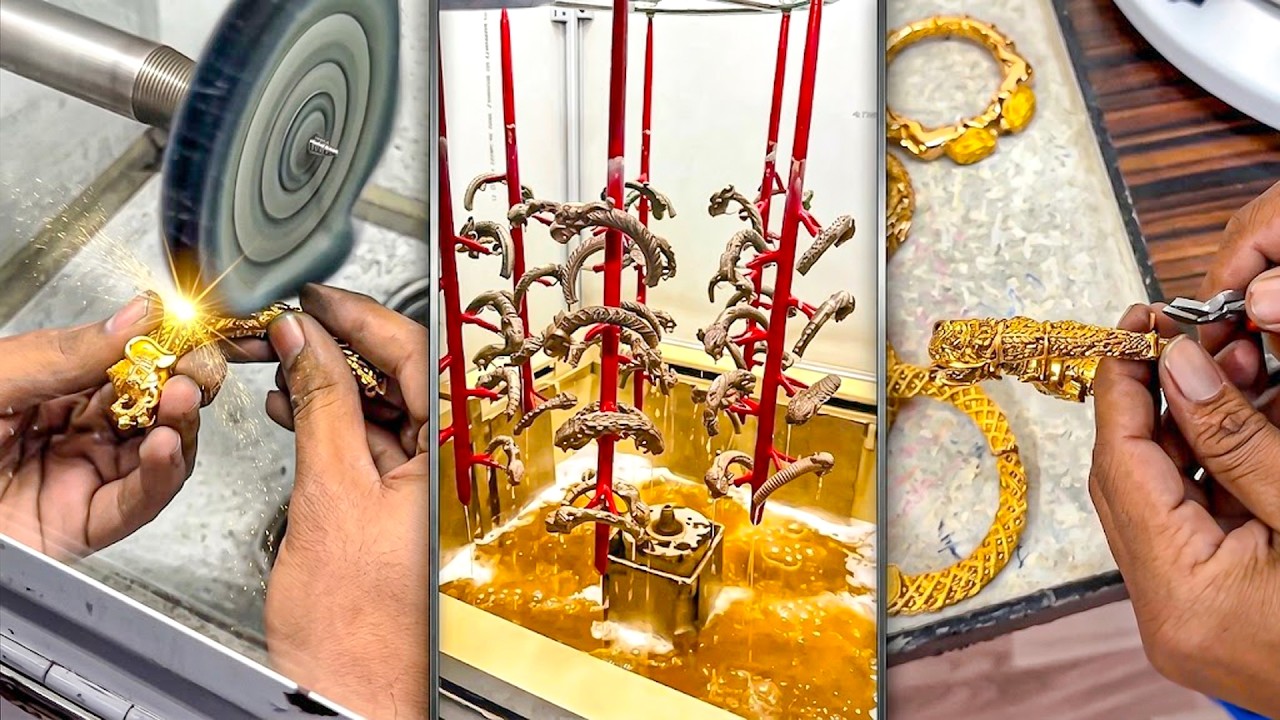 The Amazing Making Process of Lightweight Jewellery - YouTube