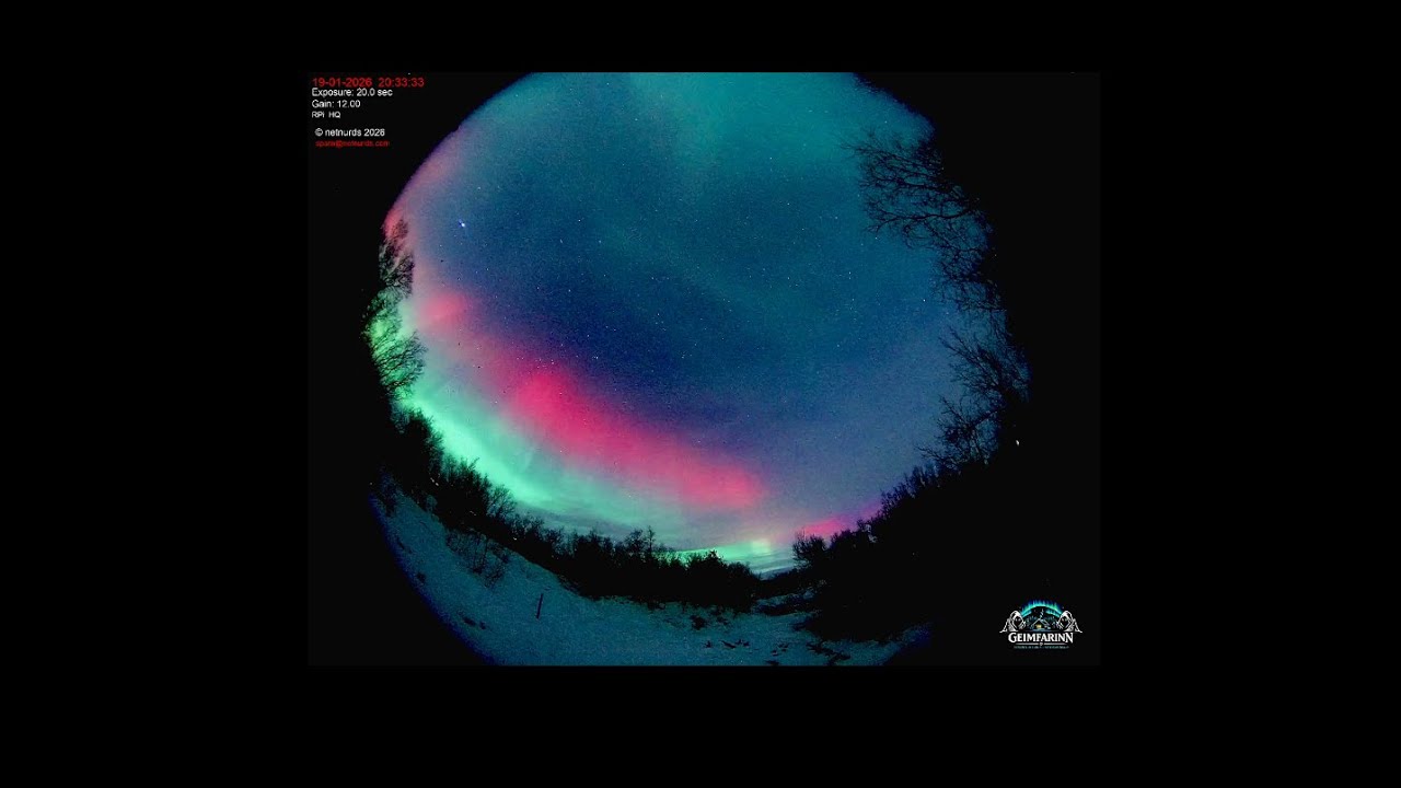 CME Impact: Aurora Goes Wild Over Iceland