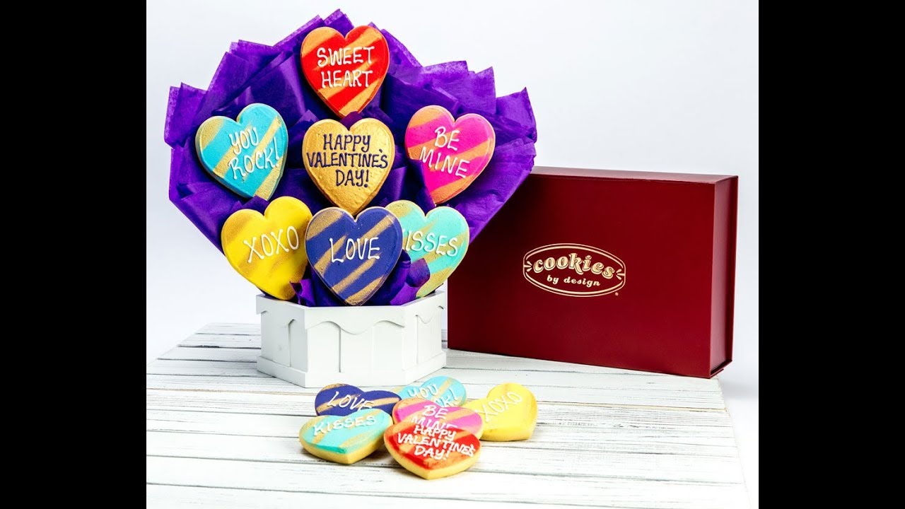 Cookies by Design Valentine's Day Gifts YouTube