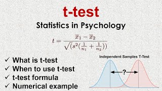 What is t test in Statistics | How to solve t test numerical ... 