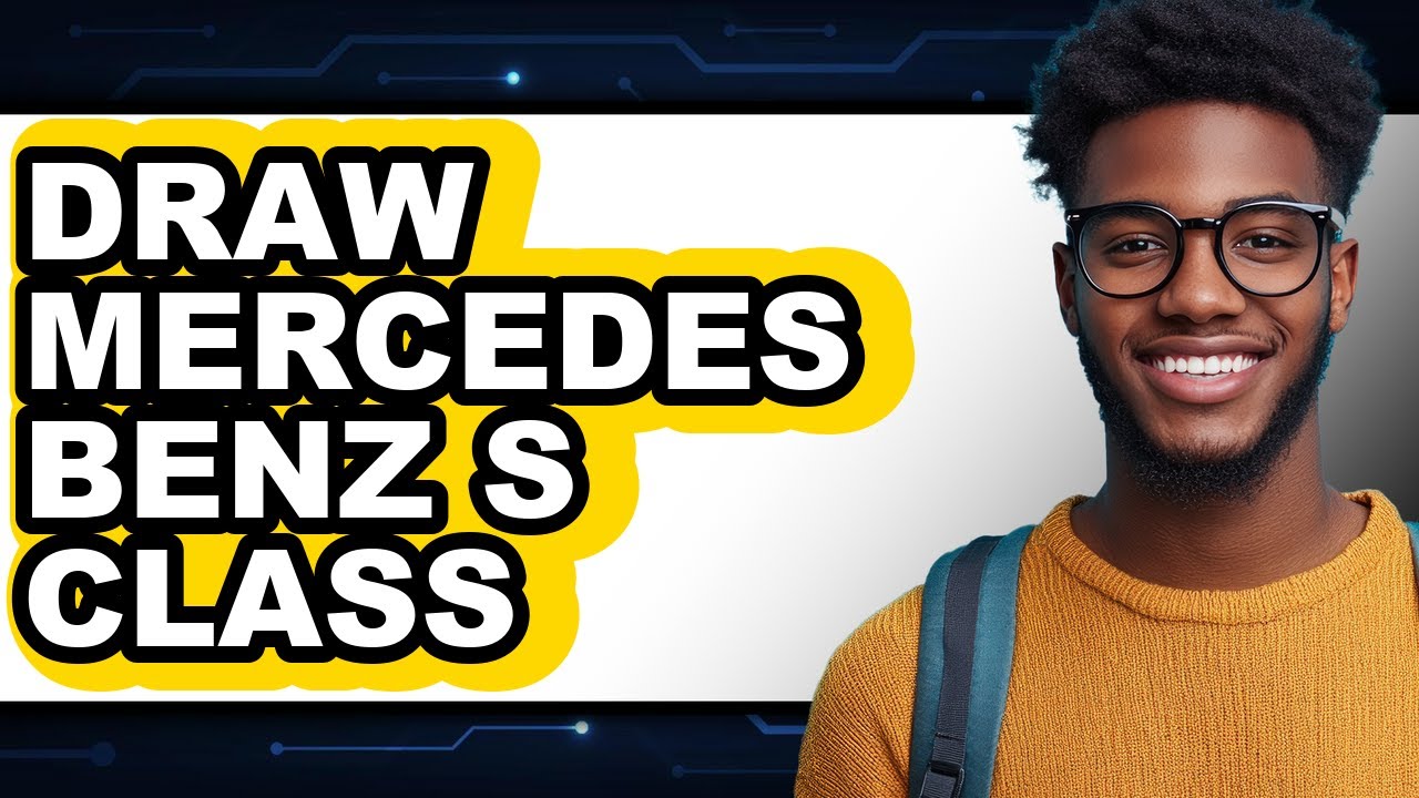 How to Draw Mercedes Benz S Class (Easy Method) - YouTube