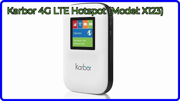 REVIEW (2025): Karbor 4G LTE Hotspot (Model: X123). ESSENTIAL details.