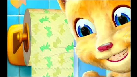 Video 10790681: talking ginger funny cat, talking ginger game