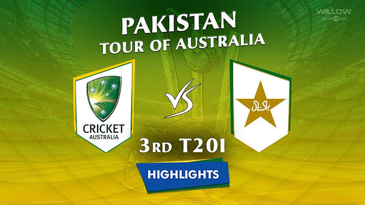 Highlights: 3rd T20I, Australia vs Pakistan | 3rd T20I, AUS VS PAK