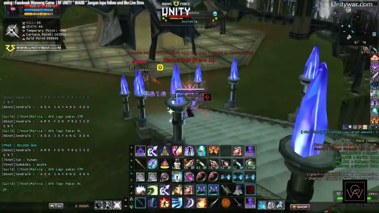 RF -UNITY PVP DAMAGE ARCHON CORA!!