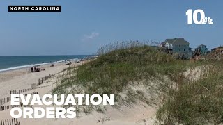 Evacuation orders issued in North Carolina ahead of Hurricane Erin
