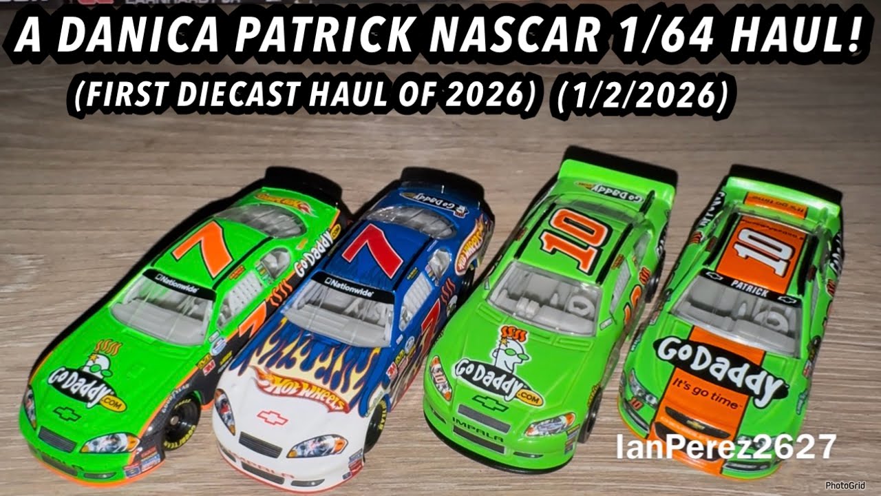 A DANICA PATRICK NASCAR 1/64 HAUL! (FIRST DIECAST HAUL OF 2026) (1