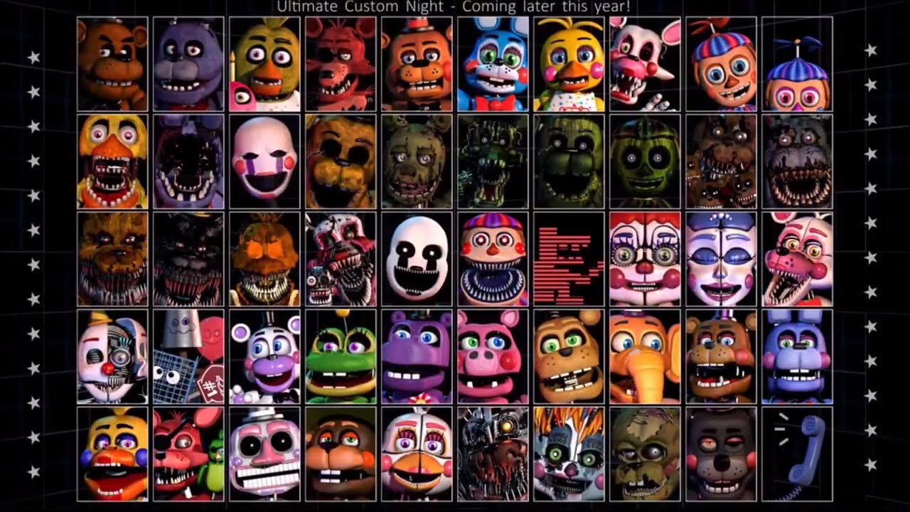 FNaF 6 Custom Night CONFIRMED 😱 50 Animatronics?!?! THE HYPE IS REAL!!! (READ DESCRIPTION)