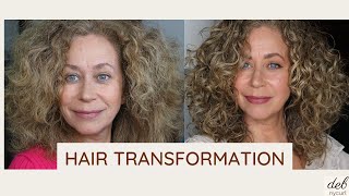 Curly hair BEFORE & AFTER Transformation