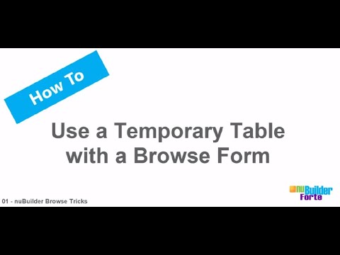 01  nuBuilder Browser Tricks