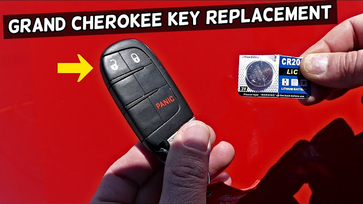 How to change battery in jeep grand cherokee key fob