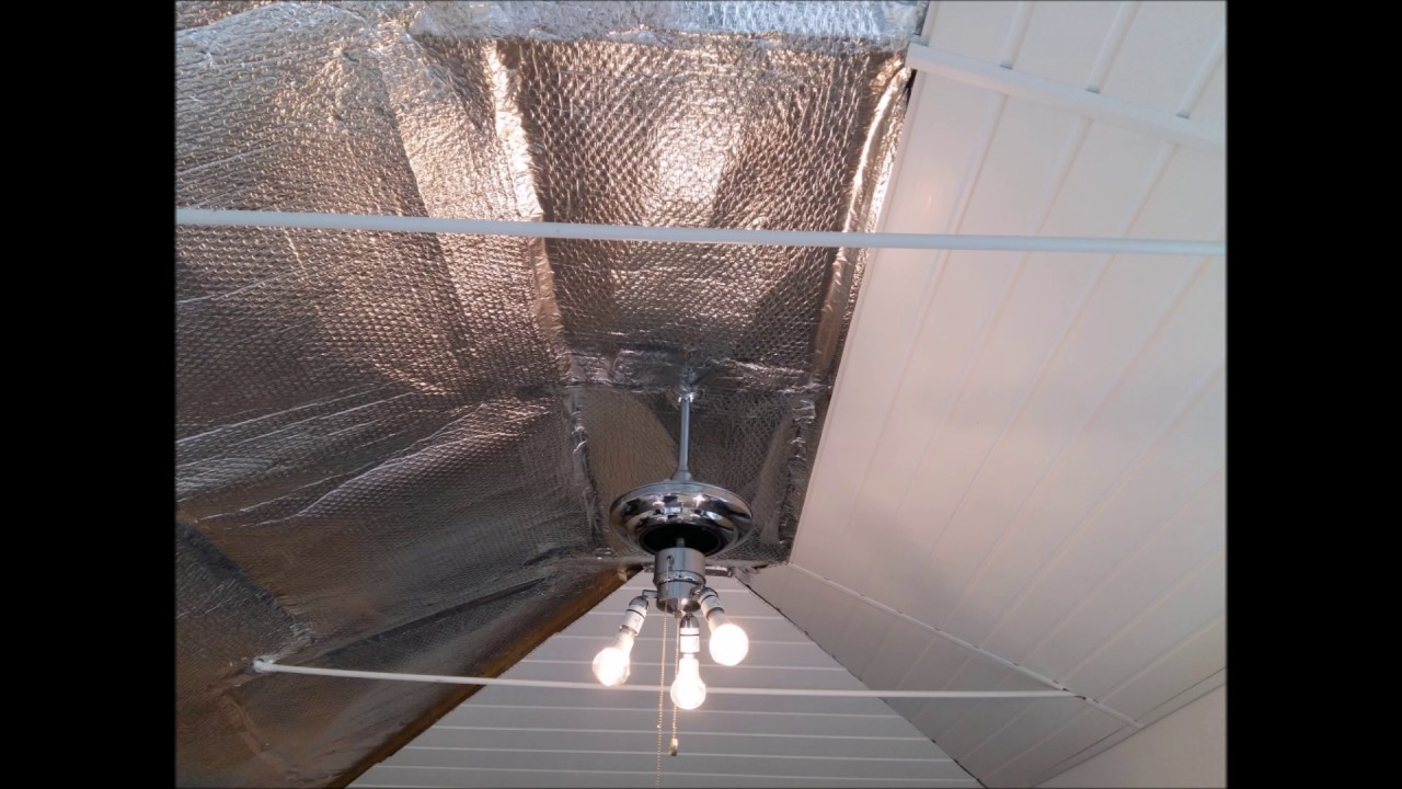 How I changed my cold damp conservatory into a nice room. Roof