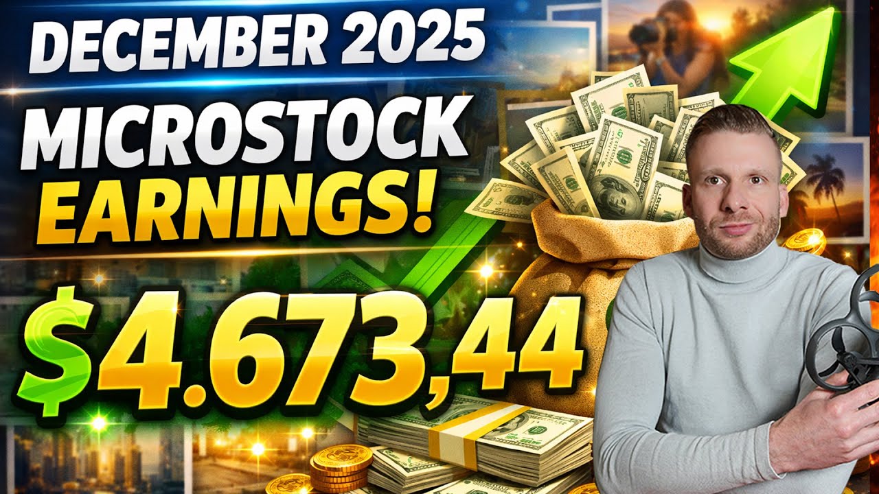December 2025 Stock Footage and Microstock Photography Earnings $4.673,44