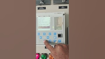 How to see the settings for ABB relay model REF615