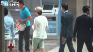 20120907 - Yoochun at Inchoen airport to Shanghai