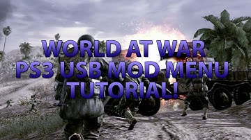 USB Mods - WaW PS3 USB Mod Menu TUTORIAL!