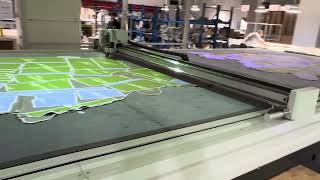 CNC Genuine Leather Cutting Machine for Sofa & Upholstery | Dual-Zone Continuous Cutting
