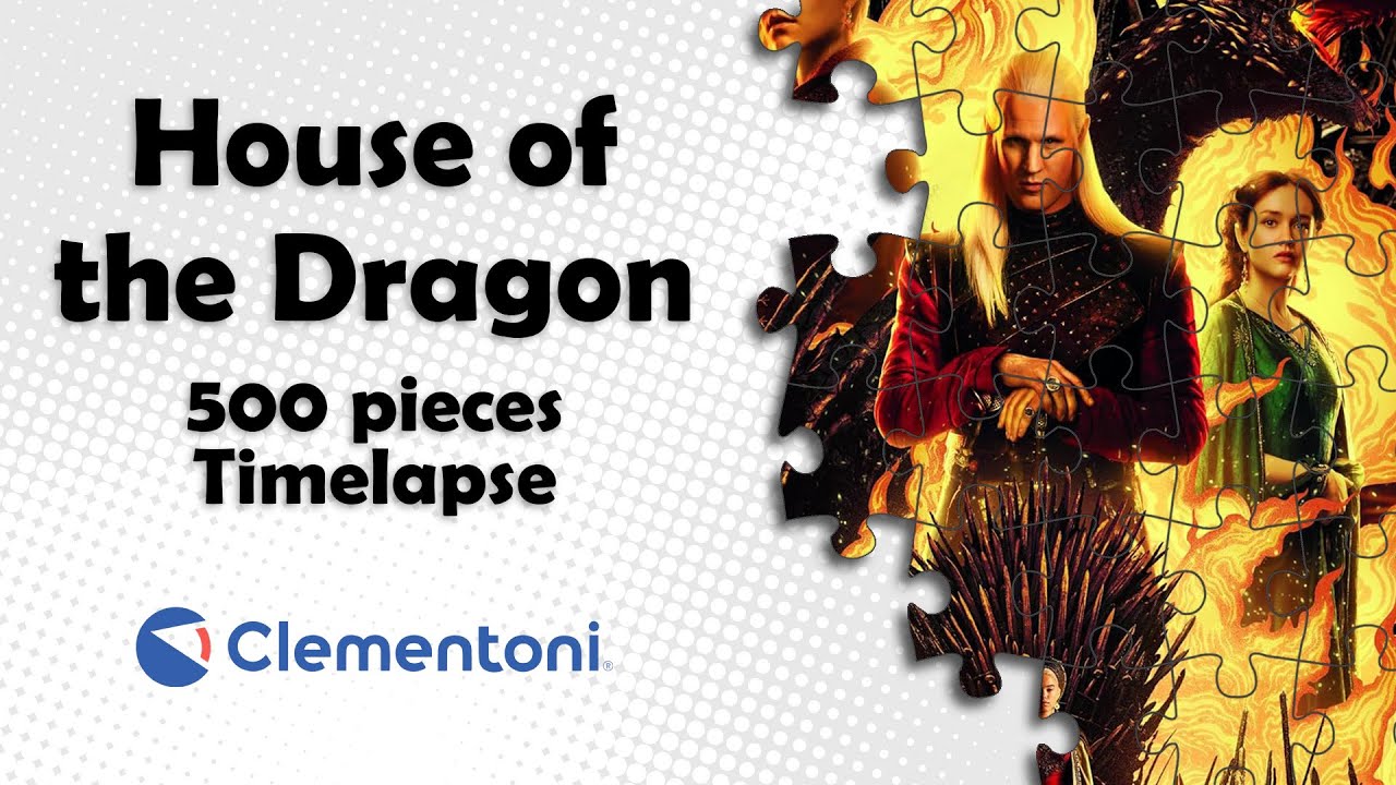 House of the Dragon (Clementoni 35548) #puzzle #puzzlesolving#cozy #houseofthedragon #clementoni