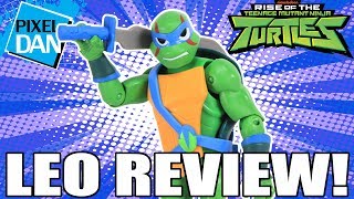 Leonardo Rise of the TMNT Ninja Turtles Action Figure Video Review