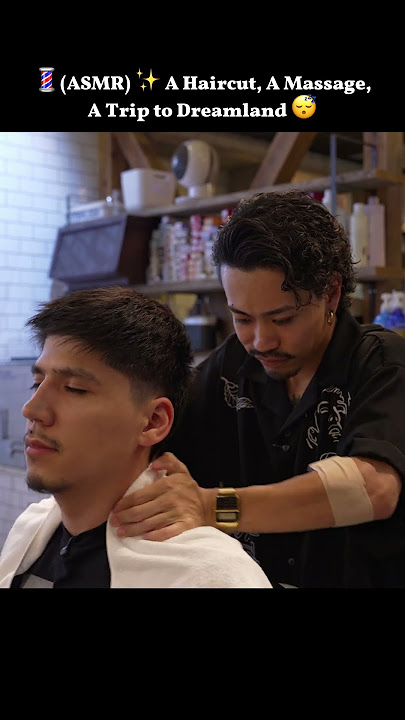💈ASMR Best Scissors Haircut at Vintage Japanese Barbershop in Tokyo | No Talking  #asmr #barbershop