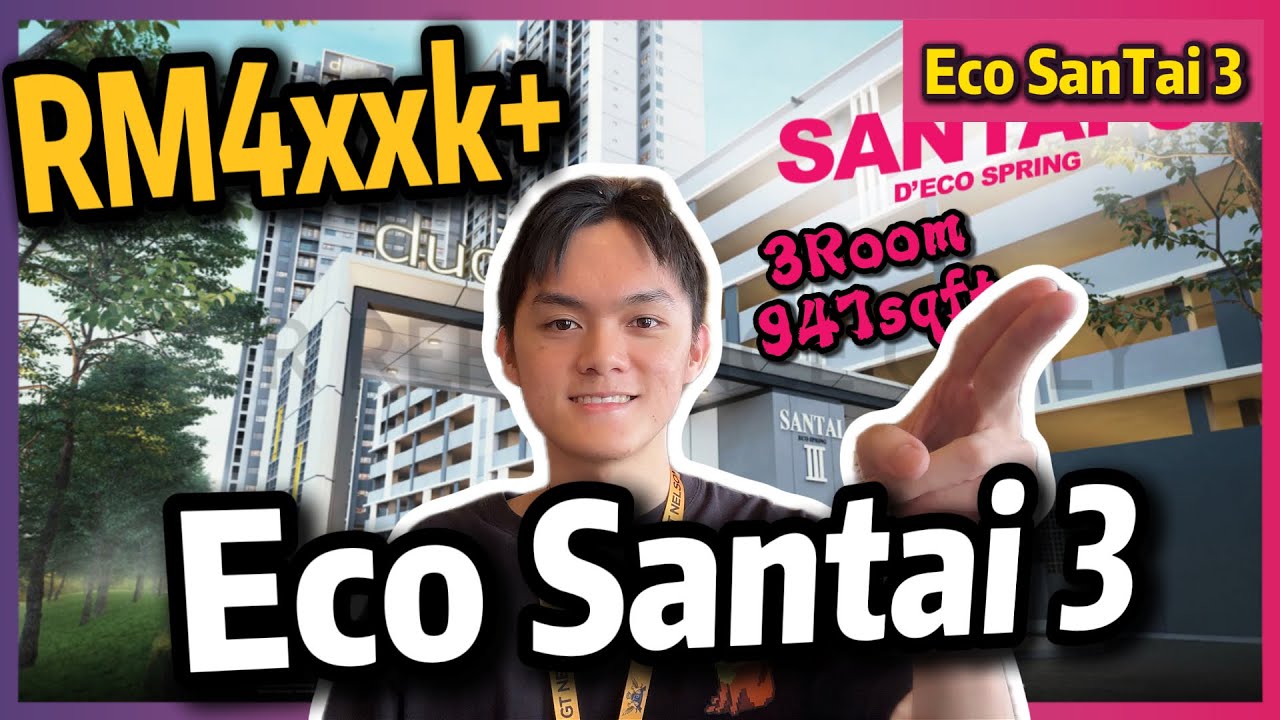 Own an Eco World Home for only RM2,000/Month‼️ 【Eco Santia 3】Low Density & Walking to Eco Palladium!