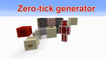 Simple Redstone Zero-tick generator | RQTSTEIN