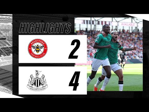 Brentford 2 Newcastle United 4 | Premier League Highlights