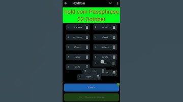 22 October Hold Coin Hold Box Passphrase Today | Hold coin hold box today 22 October