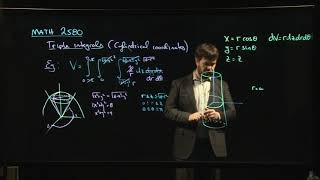 The cylindrical coordinate system