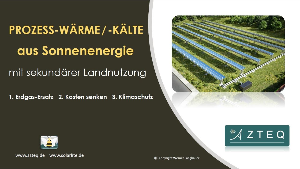 Achtung, heiß! Hochtemperatur-Solarwärme ersetzt Erdgas bis 400 °C (Austria Solar Webinar 31)