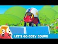 Cozy Trains For His Brave And Amazing Jump | Let&#39;s Go Cozy Coupe 🚗 | Cartoon for Kids | Kids Show