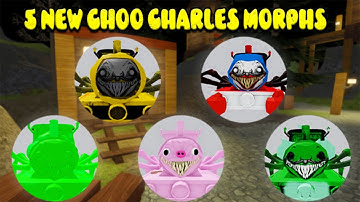 UPDATE 56 - UNLOCK 5 NEW MORPHS in Choo Charles Morphs | ROBLOX