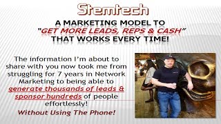 Stemtech | How To Sign Up More Reps & Increase Cash Flow Wealth